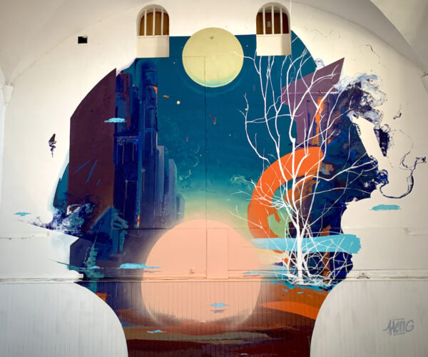 Peinture murale Heng a Marseille graffiti