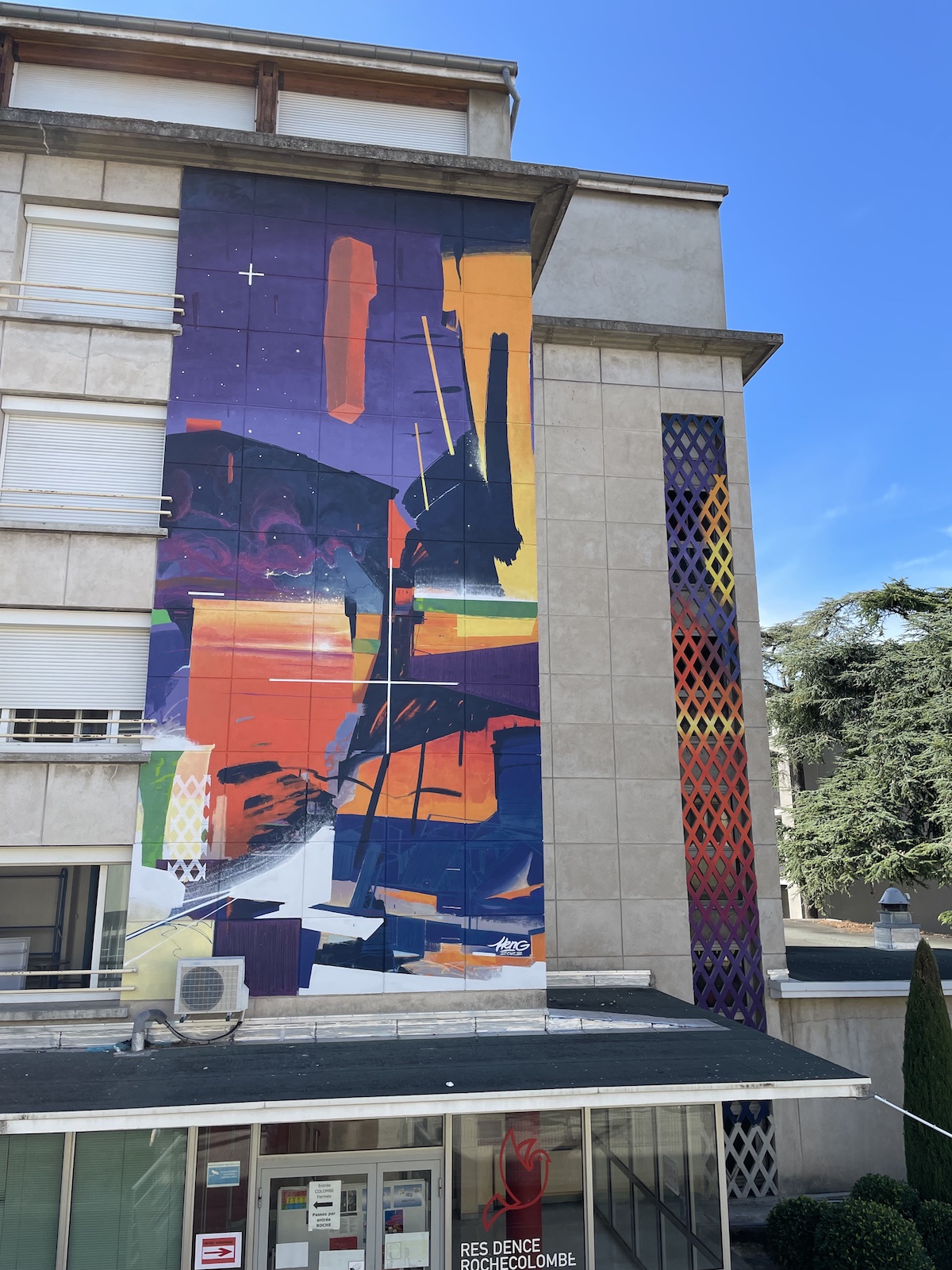 Fresque de Heng à Valence festival street-art