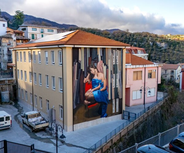 Fresque à Mendicino en Calabre